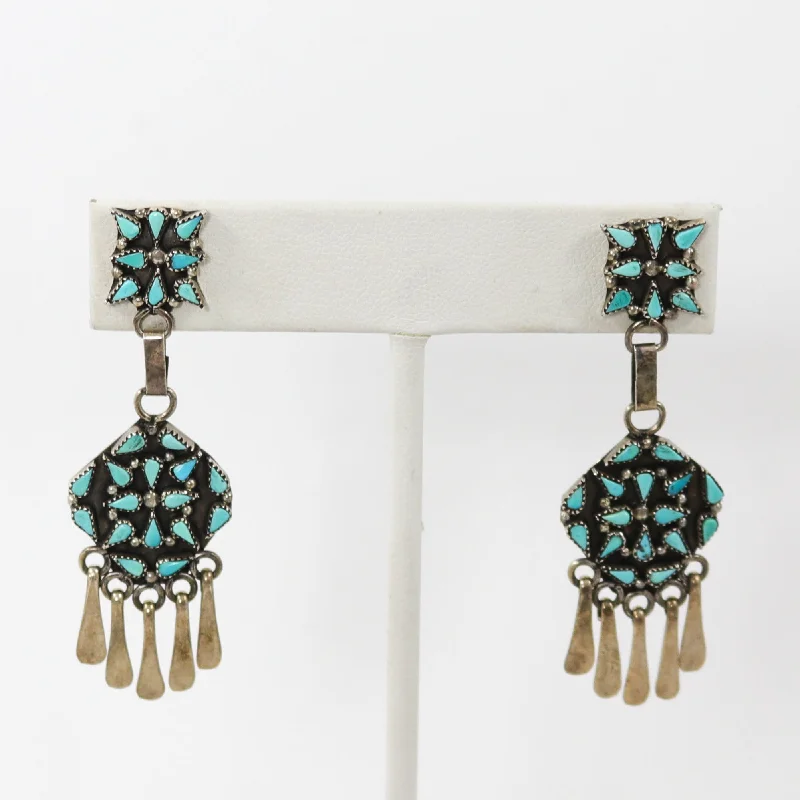 1950s Petit Point Earrings