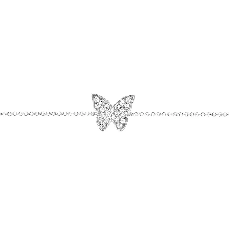 Diamond Butterfly Bracelet