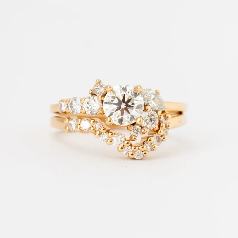 Exclusive Prism Diamond Cluster Ring