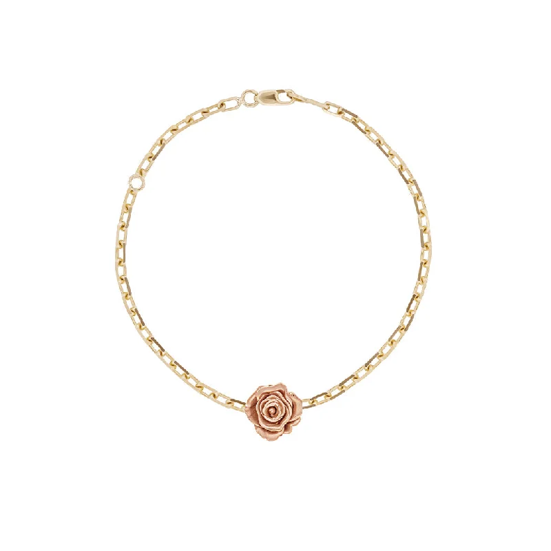 Maxi Rosa Single Charm Bracelet