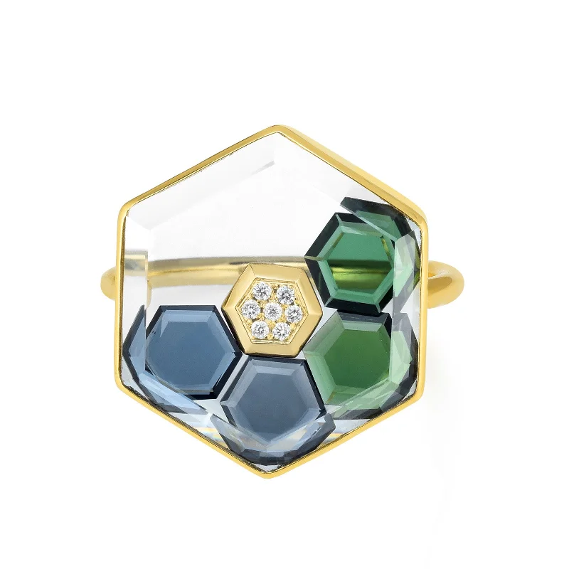 Honeycomb Tetris Ring