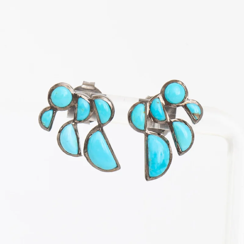 Turquoise Prawn Earrings