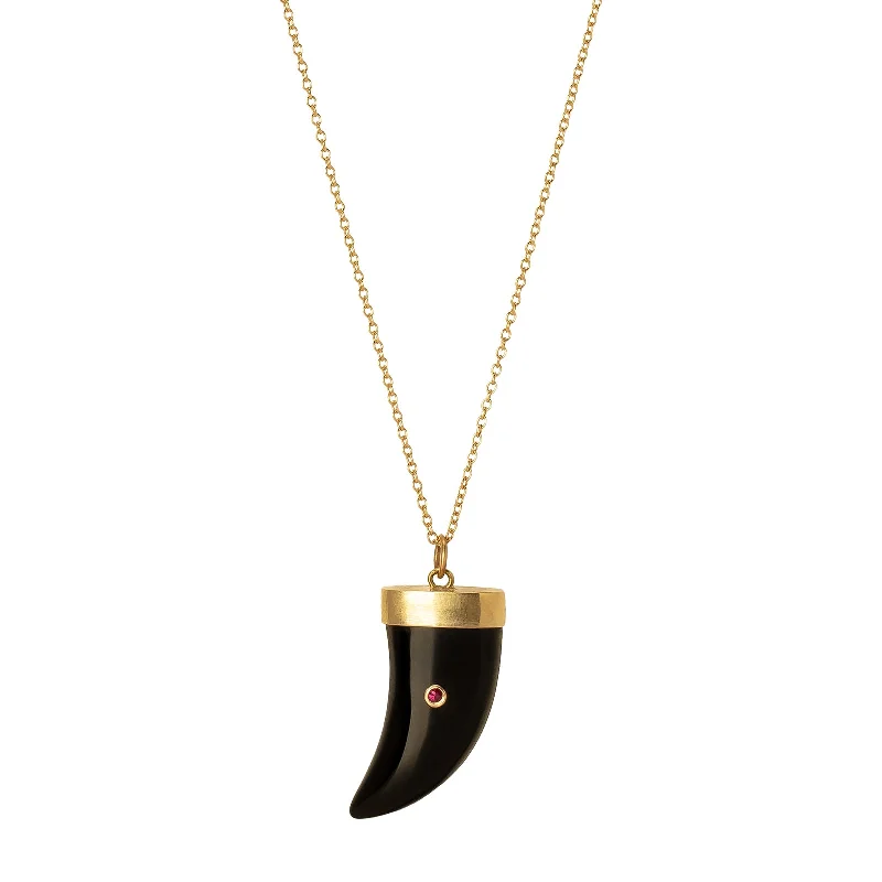 Tiger Claw Necklace - Black Onyx