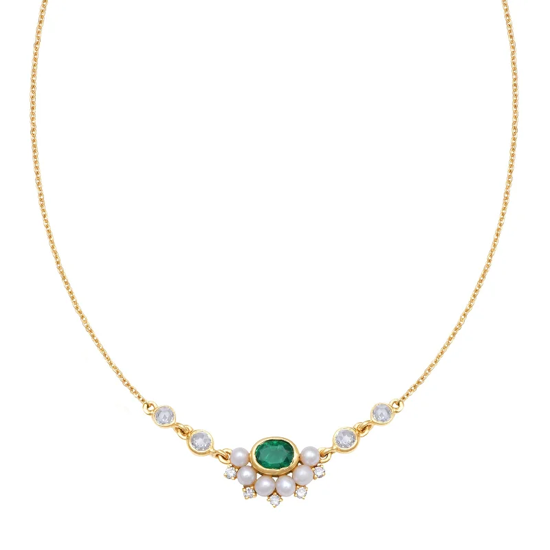 Kyoto Small Necklace - Emerald