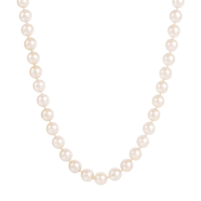 8.5mm Japanese Akoya Pearl Howie Necklace - 22