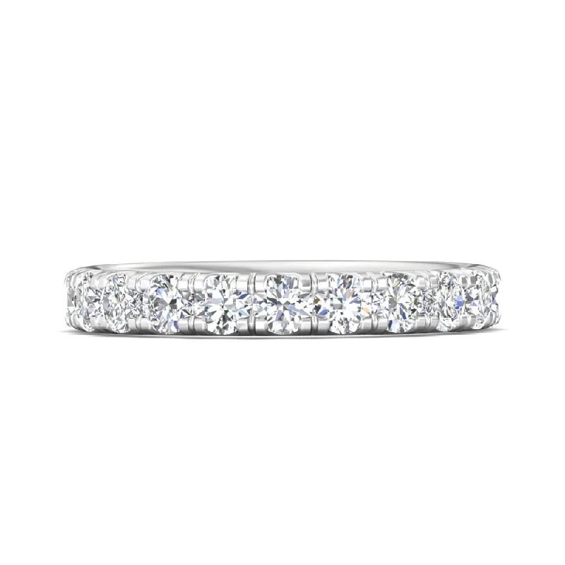 Martin Flyer 14k Signature Micropave Wedding Band