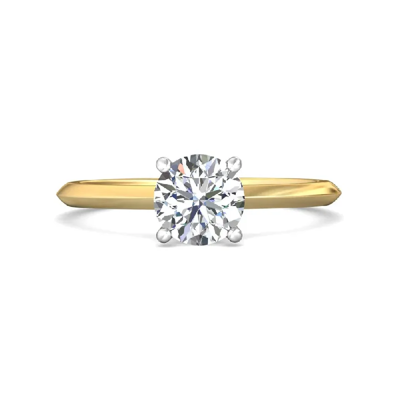 Martin Flyer Round Diamond Solitaire Engagement Ring