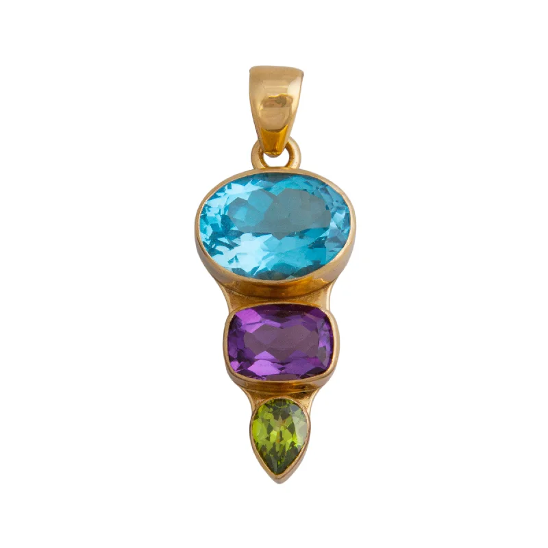 Alchemia Multi-Gemstone Pendant