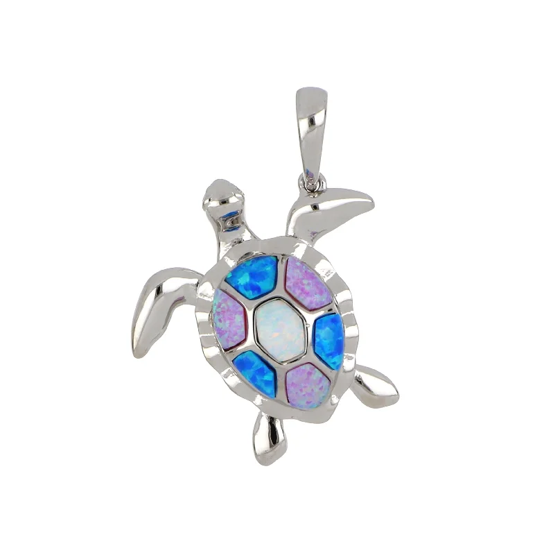 Inlay Opal Pendant (Inlay Opal White Opal)