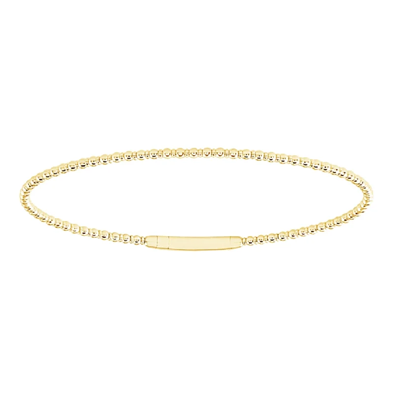 Yellow Gold Flexi Bangle