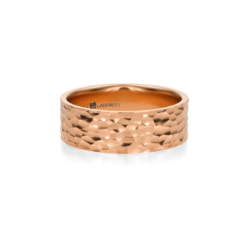 14k Rose Gold / 7