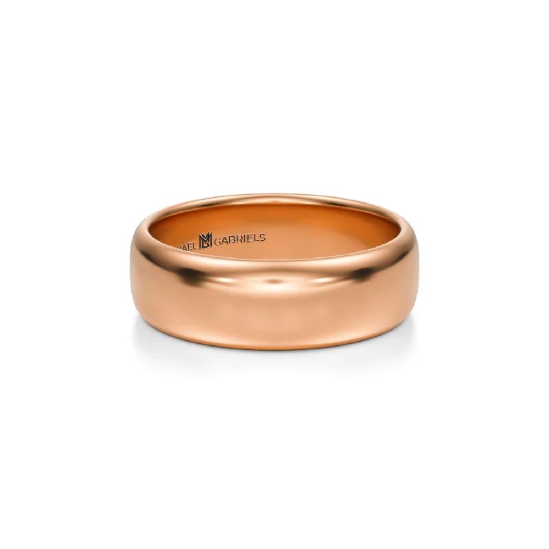 14k Pink Gold / 7