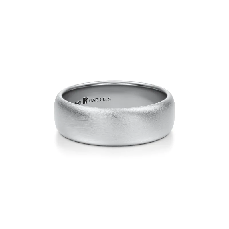 6mm Mens Wedding Band - Matte