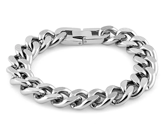 Stainless Steel Curb Link Bracelet