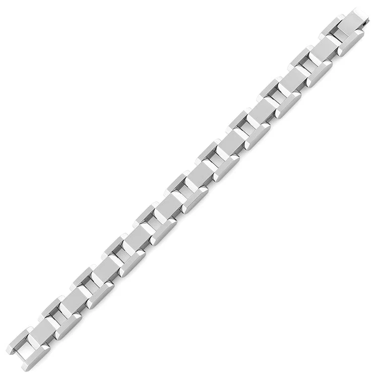 Stainless Steel Thick Link Bracelet