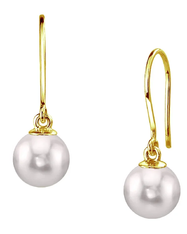 White Akoya Pearl Linda Earrings